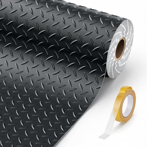 8×21 FT Garage Floor Mat – 2.8mm Thickened Garage Flooring – Black