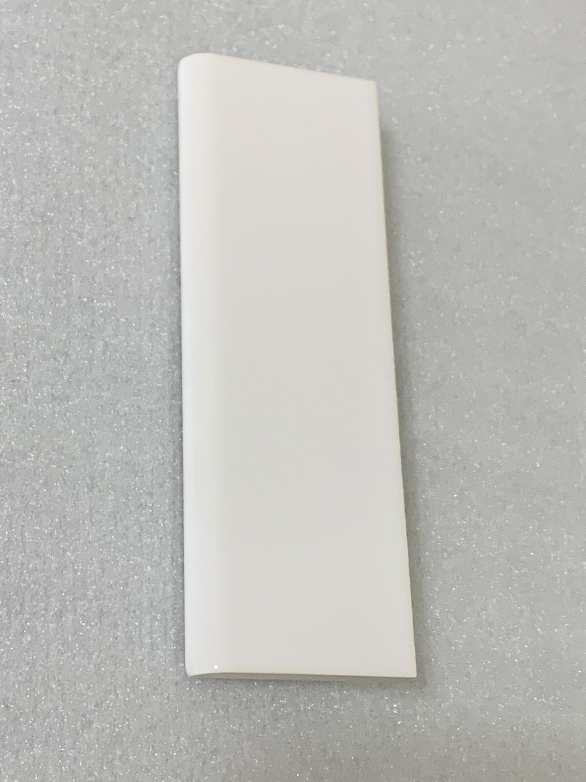 New Vintage 2″ x 6″ Bright White Gloss Made In USA *6* pcs