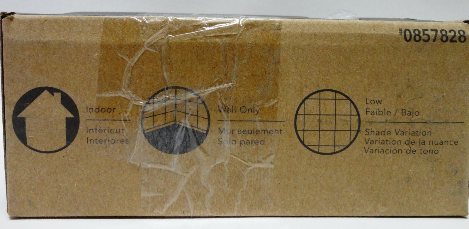 Allen + Roth 12-Piece Ceramic Chair Rail Tile (0857828) Charcoal