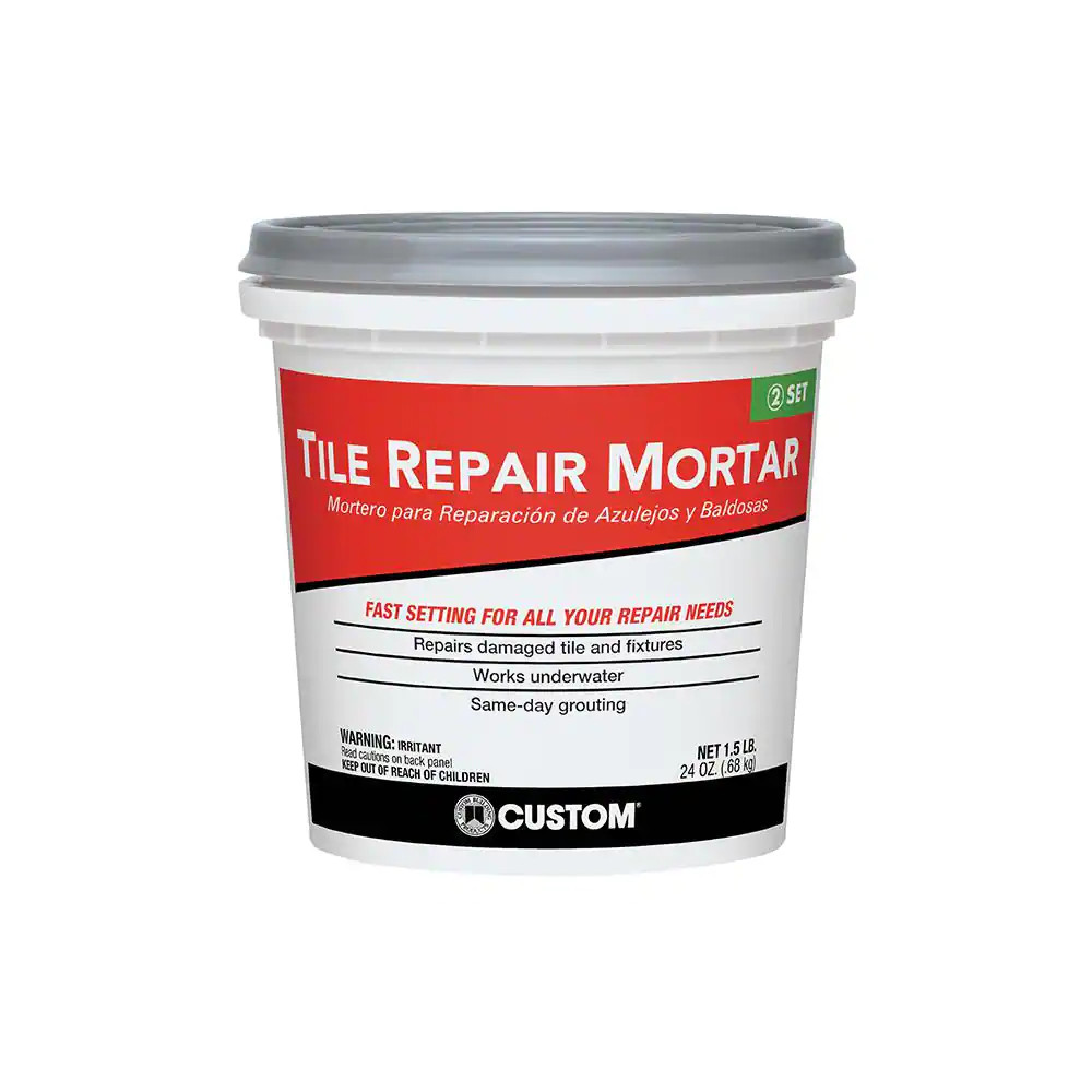 Tile Repair Mortar White 1.5 Lb.