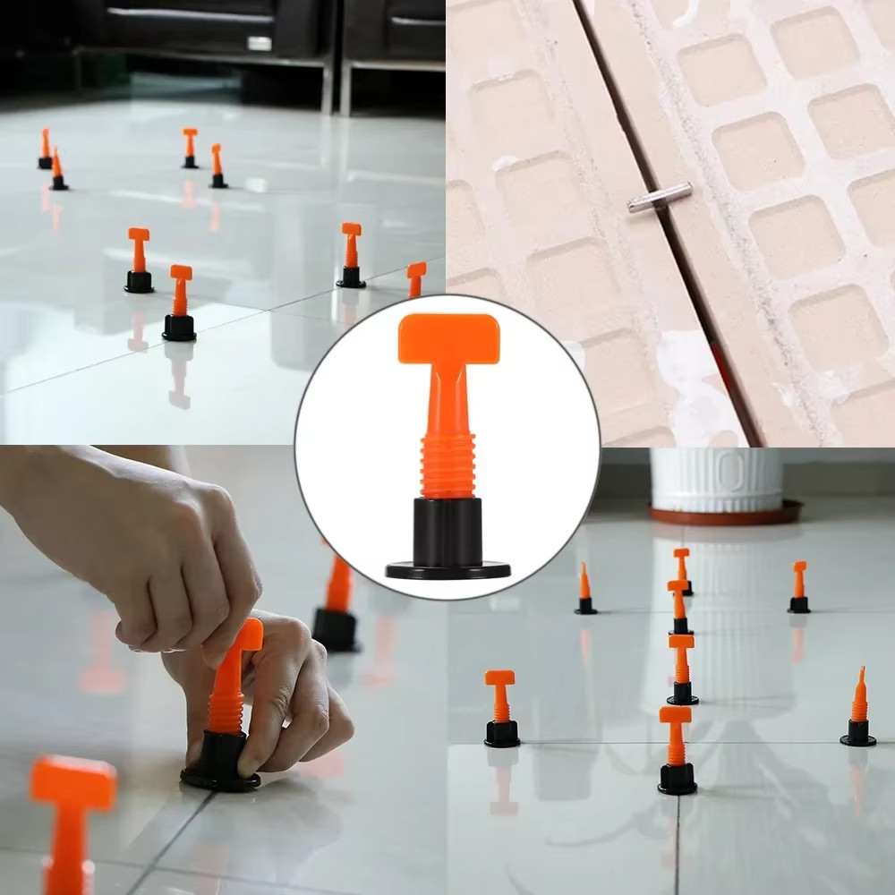 51pcs Floor Tile Leveling System Clips Spacers Ceramic Porcelain Construction
