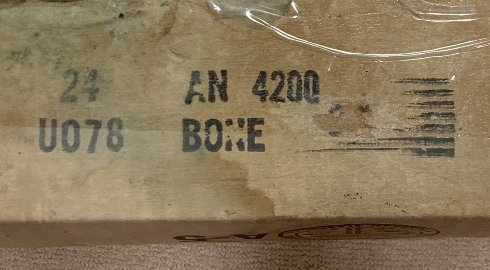 New US Ceramic Co U-O78 Bone 2″ x 2″ Radius Bullnose Corner Gloss *2pcs*