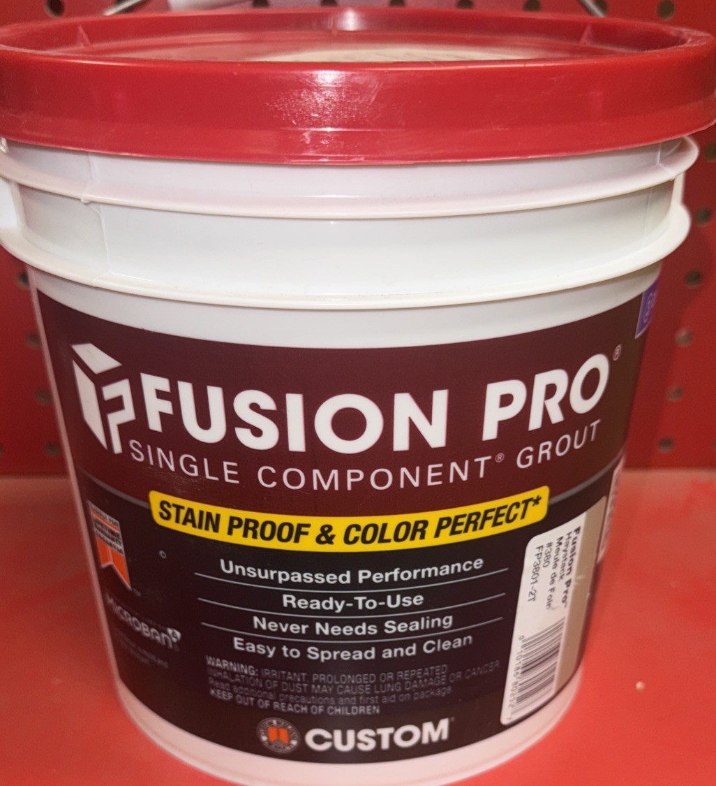 Fusion Pro Grout Haystack #380 Single Component Grout 1 Gallon Premixed NEW
