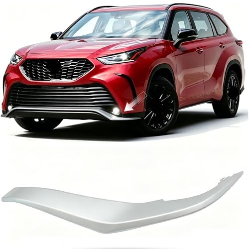 Bumper Lip Lower Molding Trim Strip Cover Fit for Highlander 2021 2022 2023