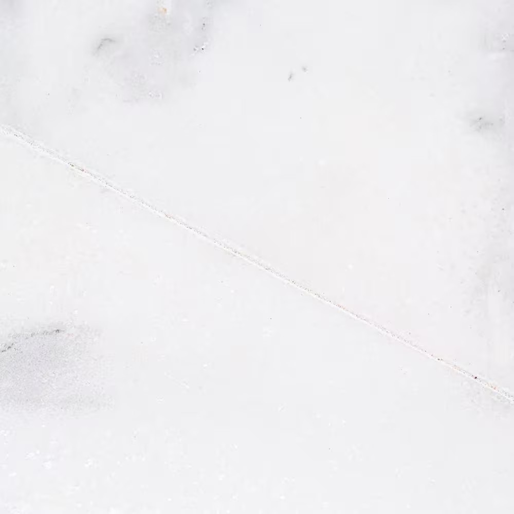Carrara White/Grey 4 In. X 12 In. Honed Marble Wall and Floor Tile (10 Sq. Ft./C
