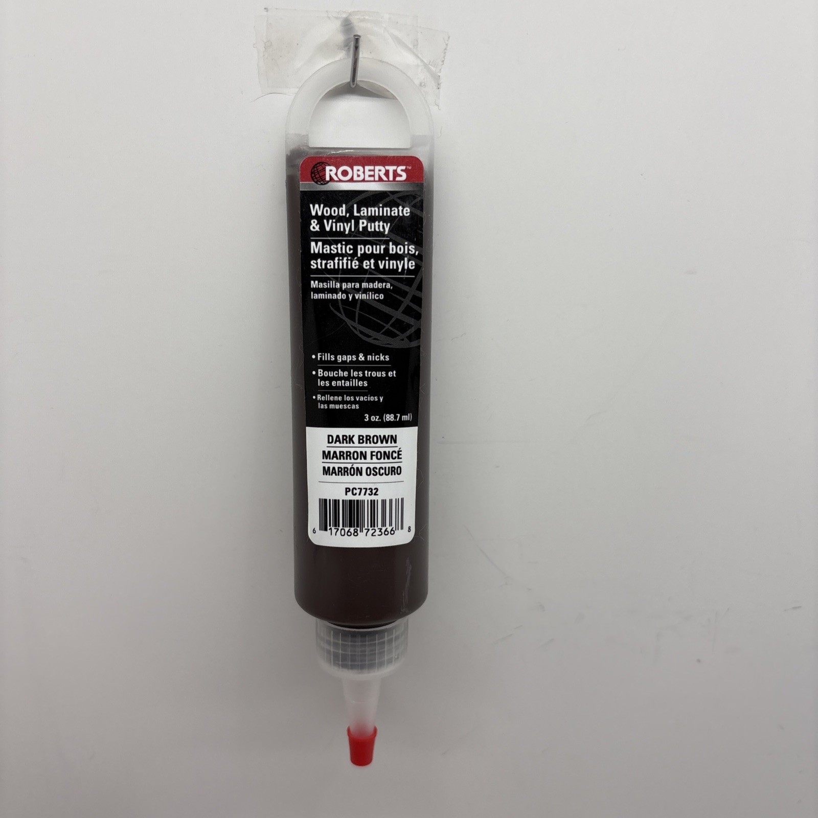 Robert’s Dark Brown Wood Laminate Vinyl Floors Putty – 3oz – BRAND NEW – PC7732
