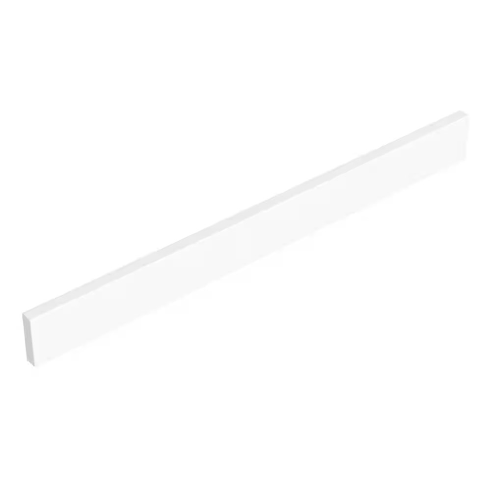 30 In. Cultured Marble Backsplash in White