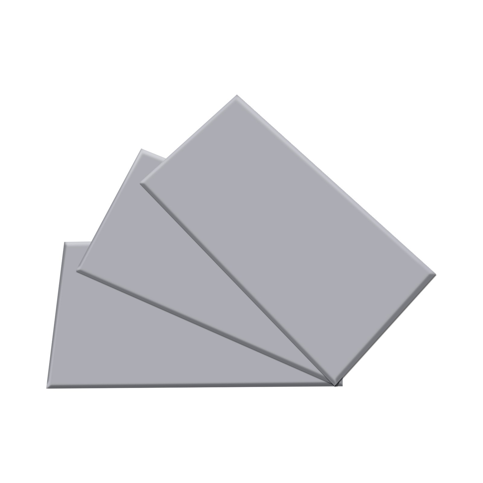 VER-Q Metal Tile Glossy White (50 sheets)- 2 Colors