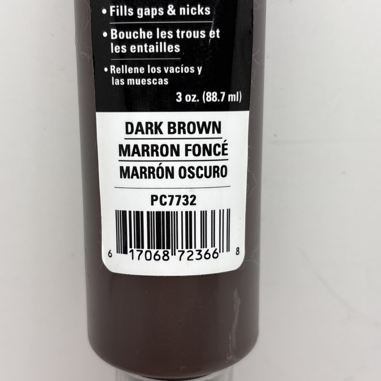 Robert’s Dark Brown Wood Laminate Vinyl Floors Putty – 3oz – BRAND NEW – PC7732