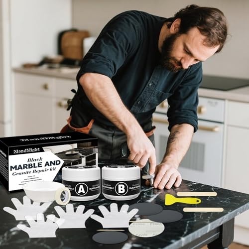 Quartz Countertop Repair Kit – Fix Chips, Cracks & Scratches on Marble, Tile & S