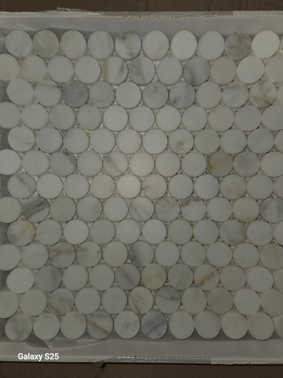 Mir Mosaic Tuscany Calacatta Gold Marble Mosaic Tile Fiesole Honed 11.2×11.5