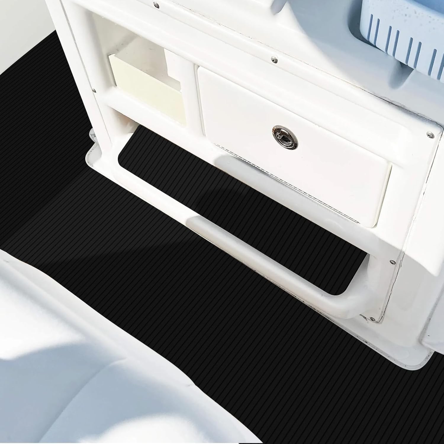 Hjdeck Boat Flooring 94.5″x16.1″ Non-Slip EVA Foam Marine Decking with 3M Adh…