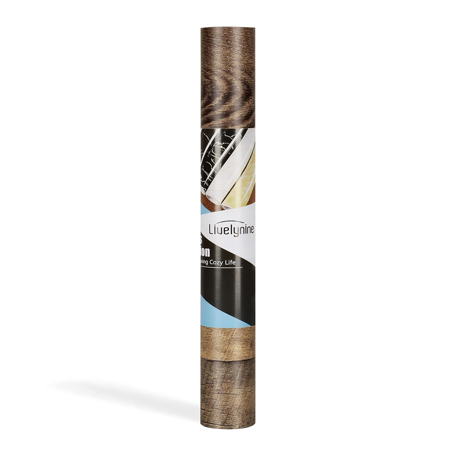 Reclaimed Wood Vinyl Flooring Roll Waterproof Vinyl Plank Flooring Peel and Stic
