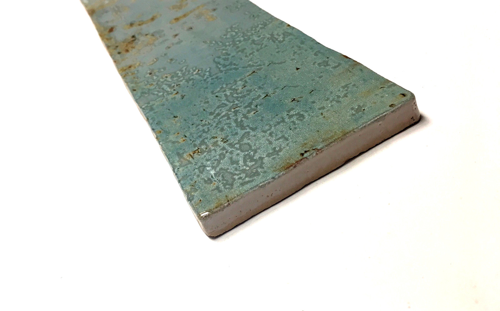 3×12 Palermo Collection Aqua Glazed Ceramic Wall Tile Backsplash Decor Bath