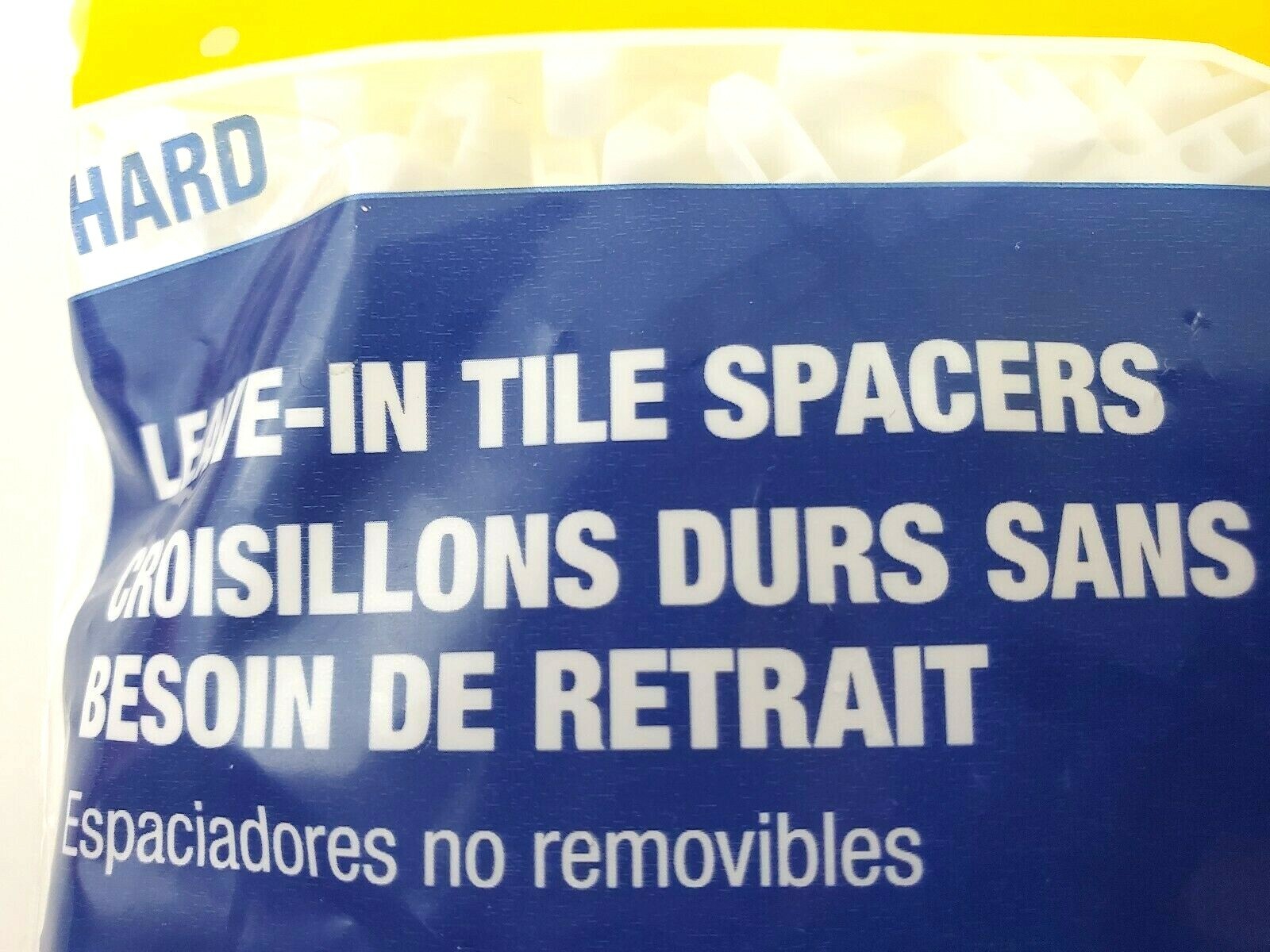 Lot of 2 QEP 10332 Packs of 200 3/16″ Hard Leave-In Tile Spacers