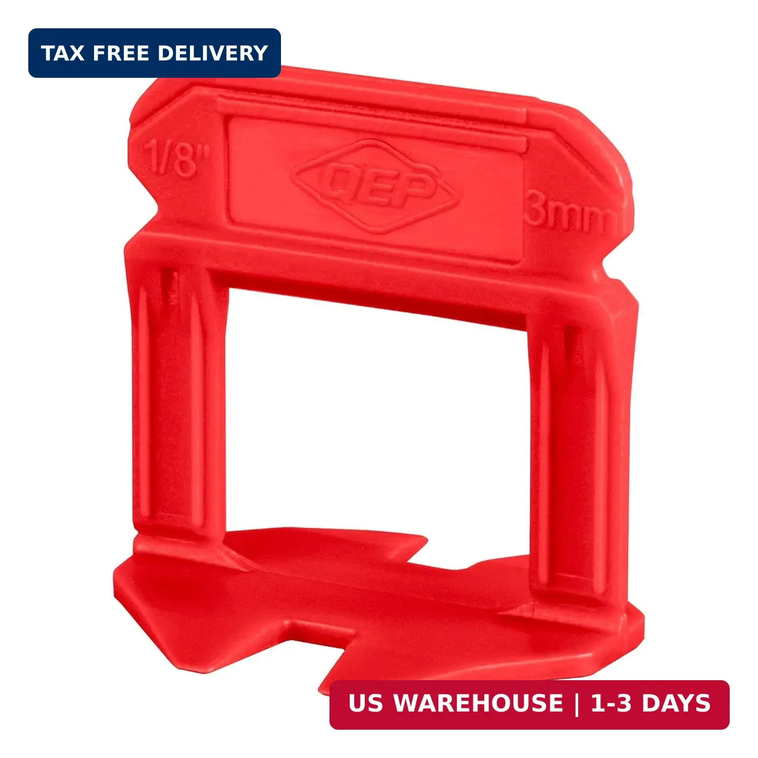 QEP LASH XL Tile Leveling System Clips for 1/8″ Grout (100-pack)
