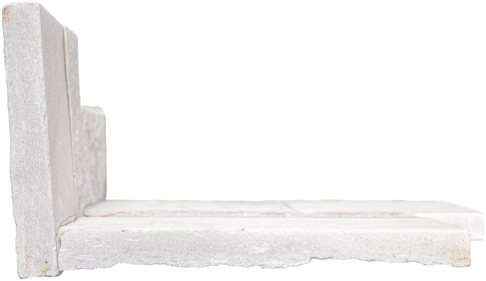 Ackland AKPLPM9X18FCR-CA 9 in. x 18 in. Splitface Marble Stacked – Glacier Gris