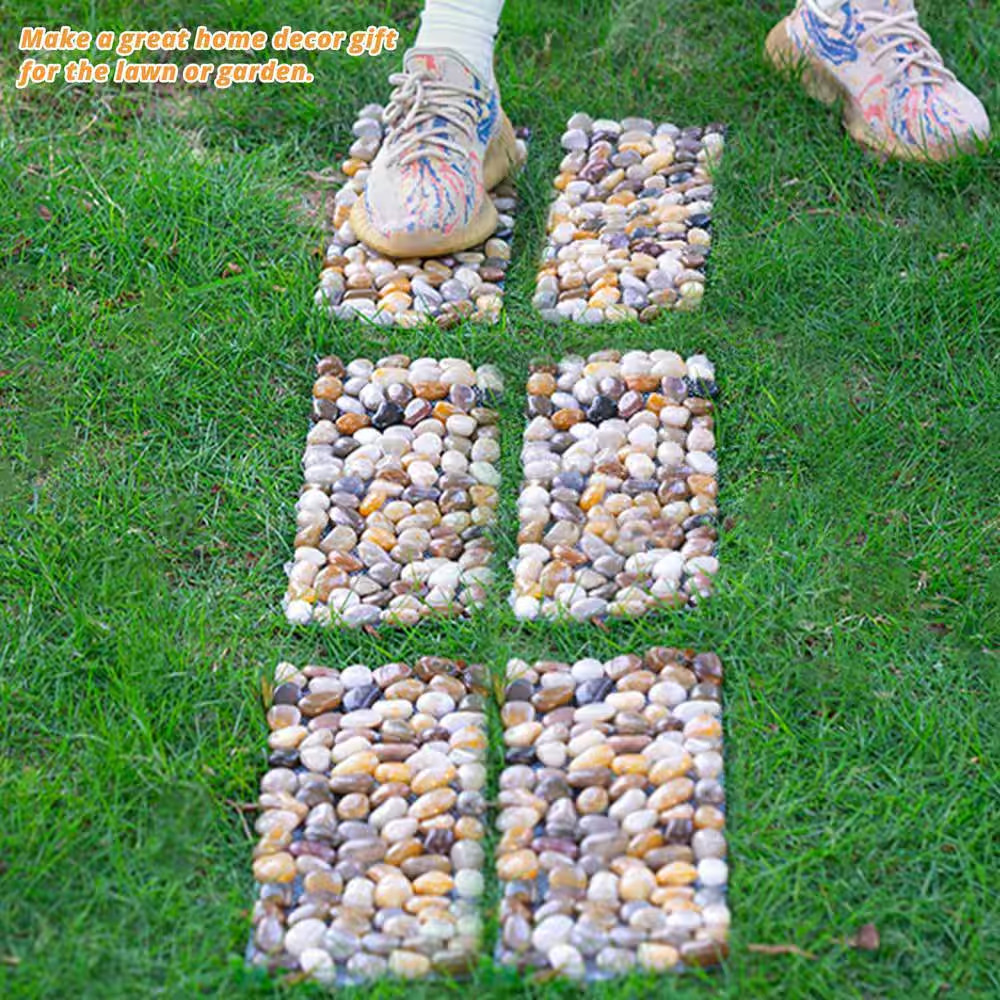 9.5 In. X 8.5 In. X 0.5 In. Roundness Polished Pebble Decorative Pathway River R