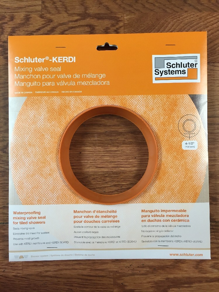Schluter Kerdi Mixing Valve Seal 4-1/2″