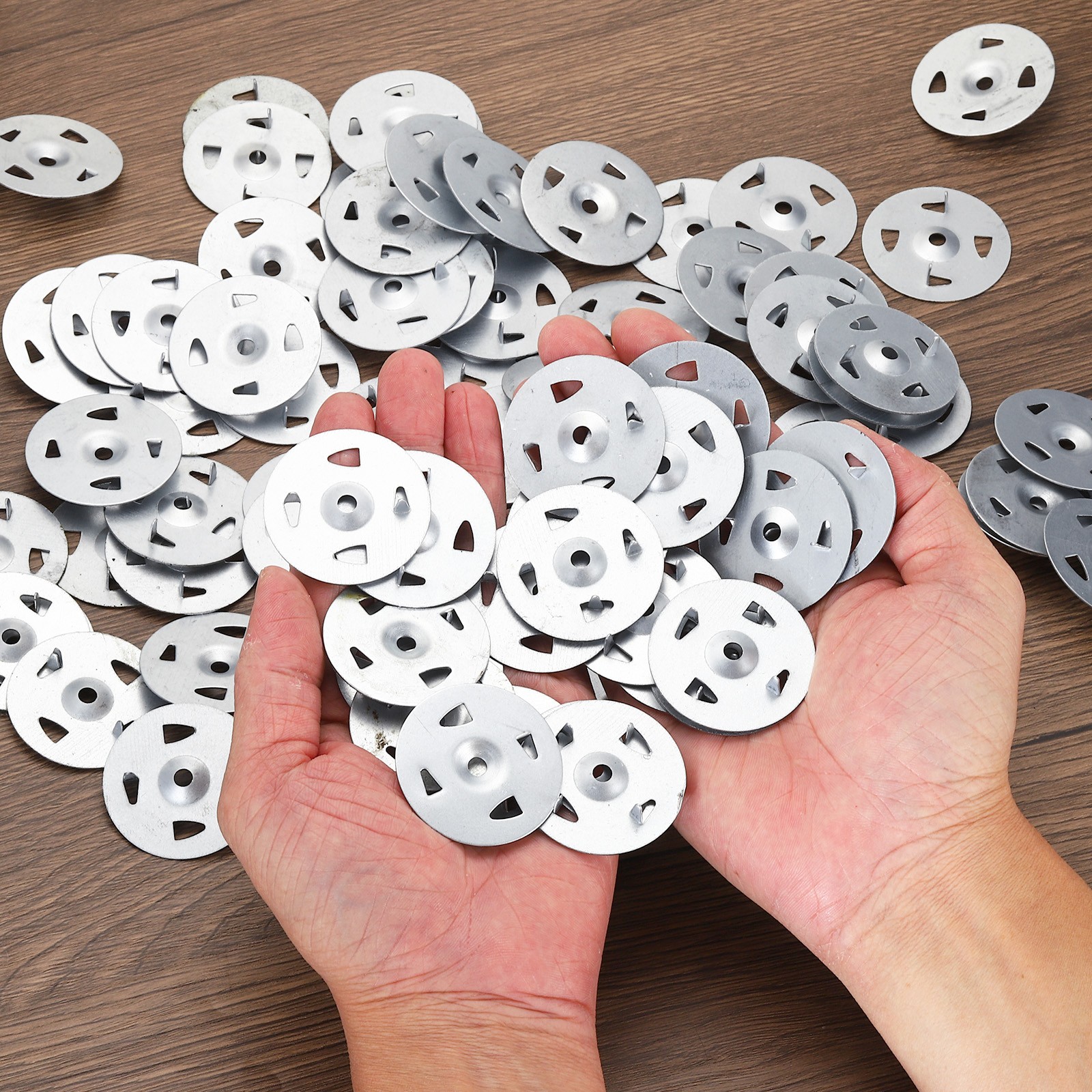 41mm Insulation Washers, 150pcs Metal Insulation Washers Perforated Washers