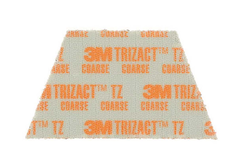 3M Trizact GOLD, 86018 Polishing Diamond TZ Abrasive Pad, Trapezoid, New 4 pack