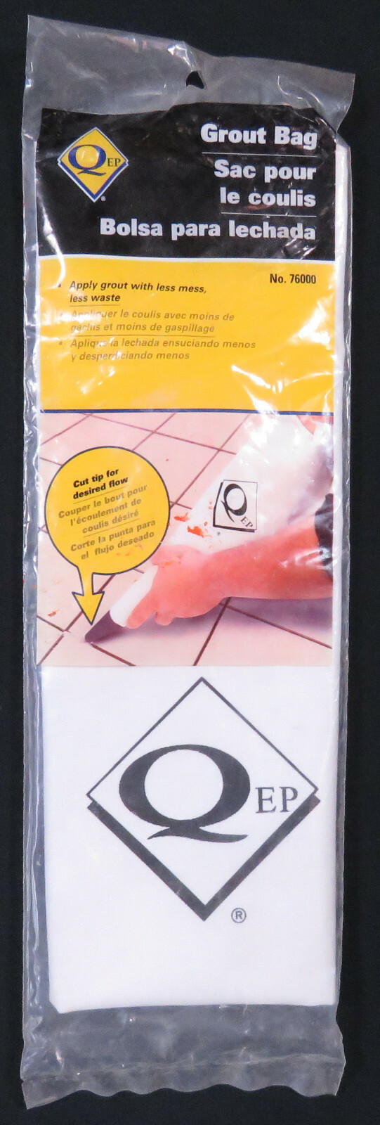 New Qep 76000 White Grout Bag
