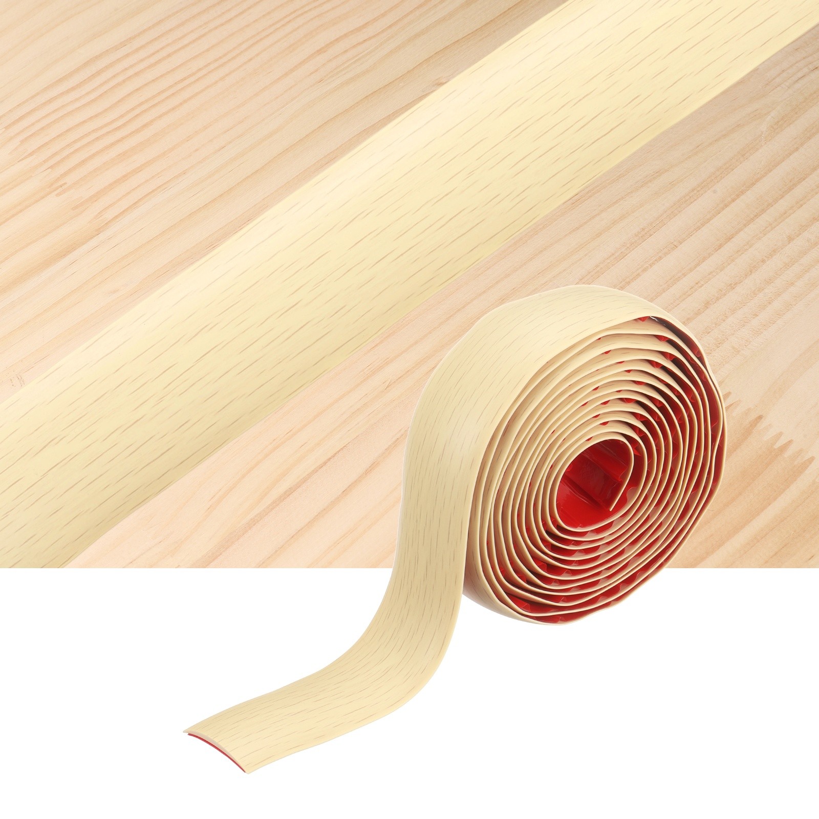 Floor Transition Strips 9.84ftx1.57″ Edging Trim Maple Wood Grain,