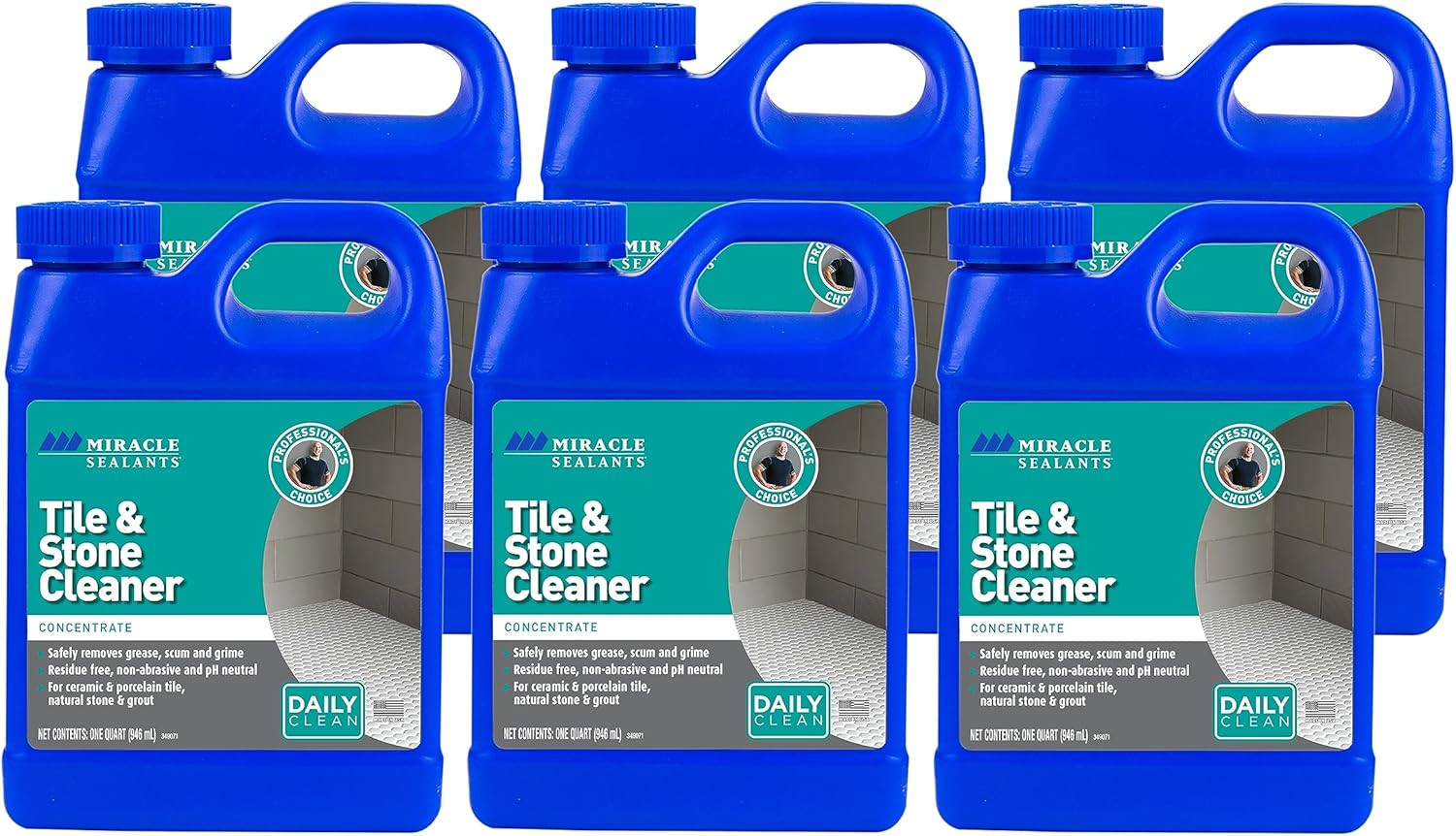 Tile & Stone Cleaner Concentrate for Natural Stone, Tile & Grout, Gallon