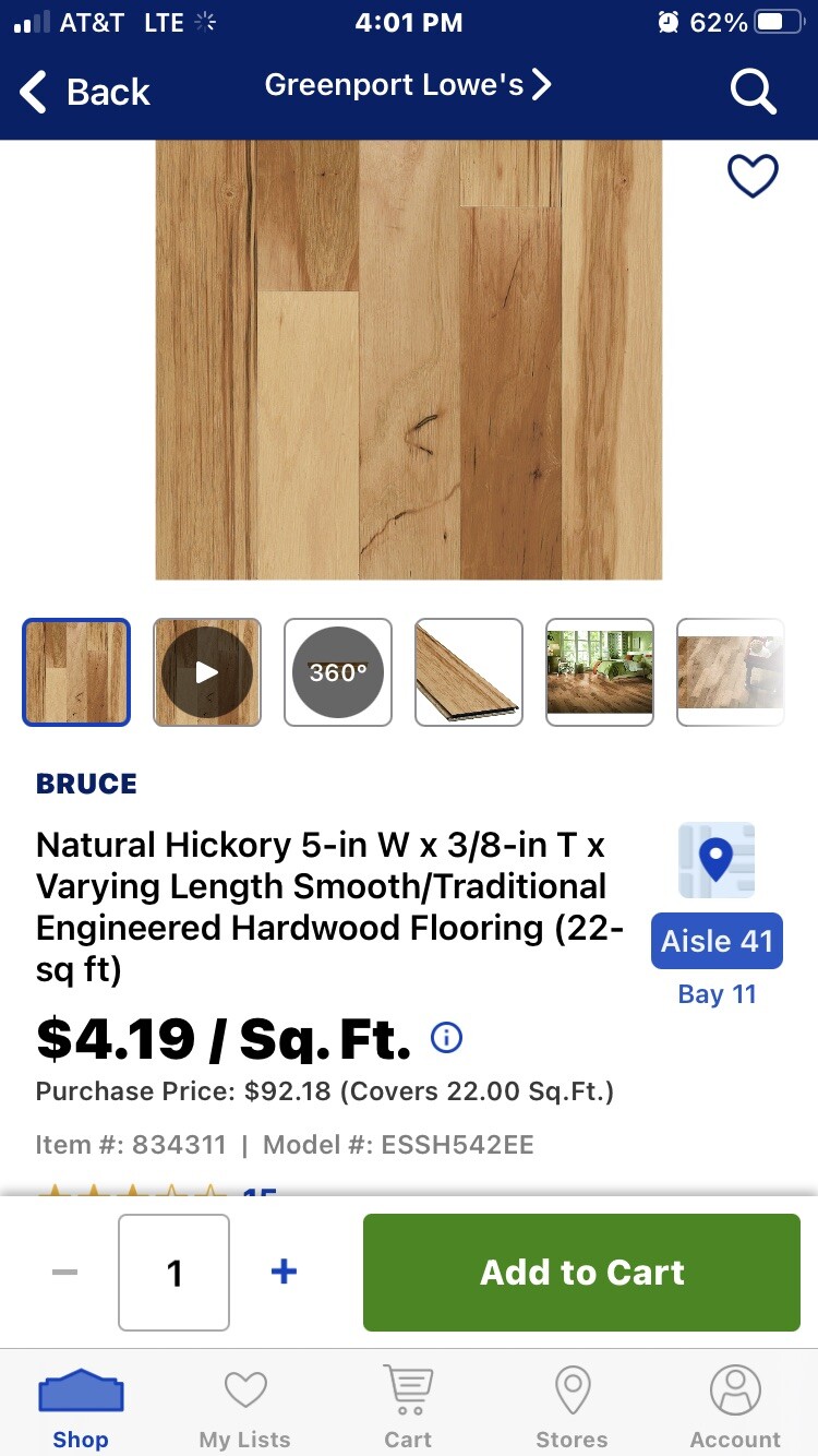 hardwood flooring Various See Description
