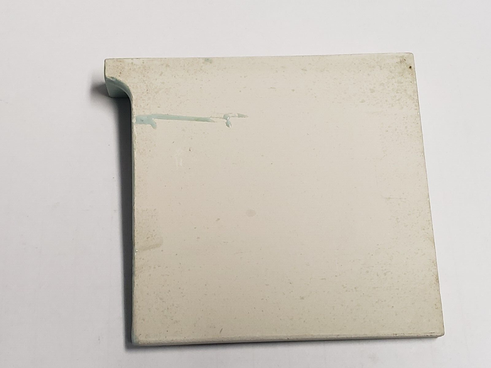 Vtg. TILECREST Ceramic Tile Corner Base Bullnose Lt. Green Mint NEW NOS V2
