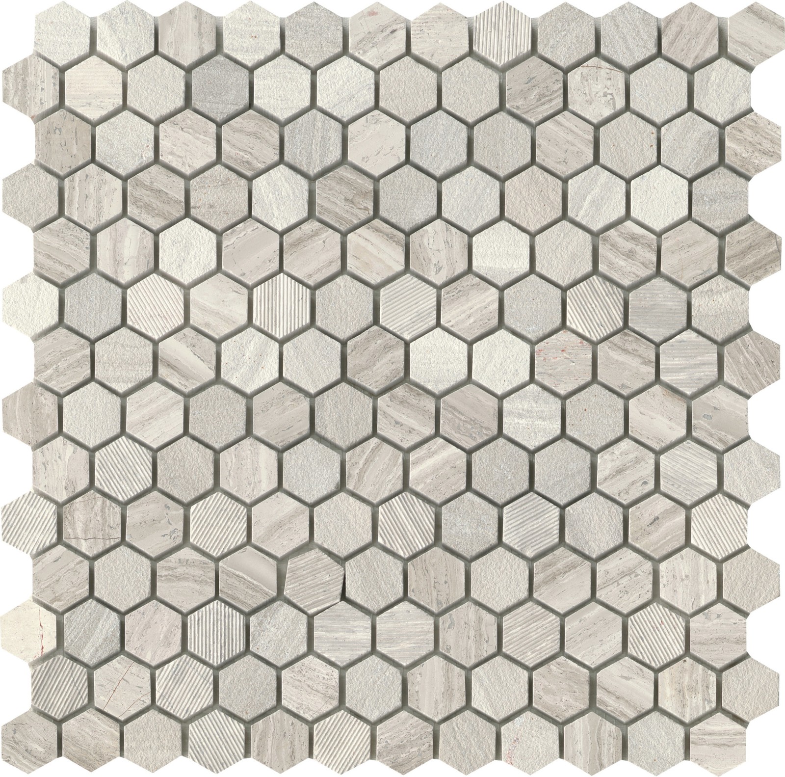 Emser Tile M05METR1212M1HV2 Marble – 12″ x 12″ Geometric Wall – Off White