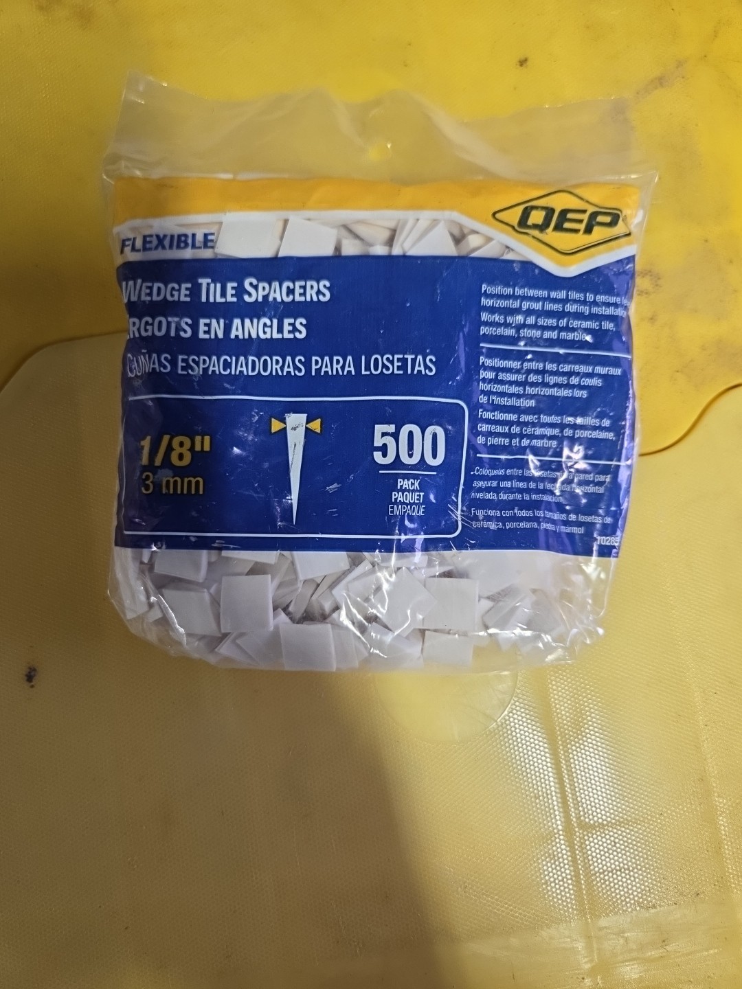 (500-Pk) QEP Tile Wedge Spacers 10285