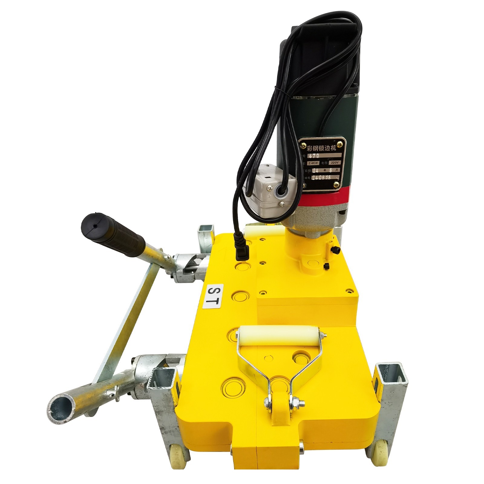 Portable Color Steel Tile/Color Tile Aluminum Edge Locking Machine for 470/475