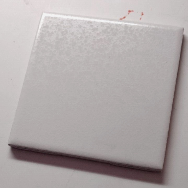 1 Wall Tile US Ceramic 724764 343004 Square 4-1/4″ Crystalline Off White Vintage