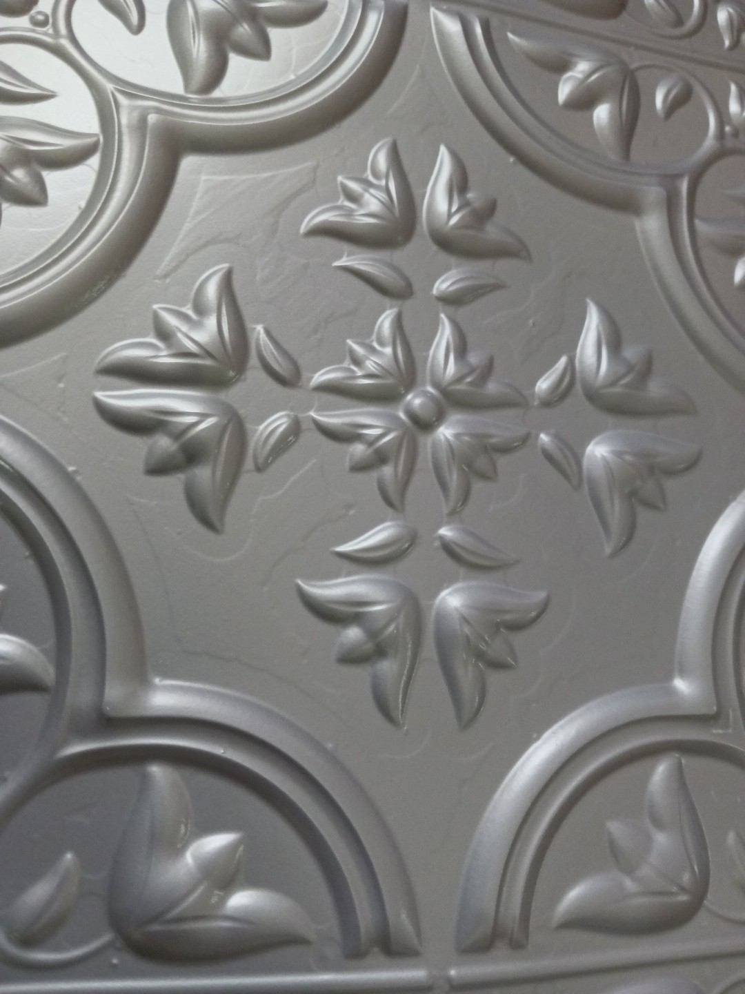 Wall Tiles lot of 10 silver gray geometric pattern back splash square 12″ x 12″