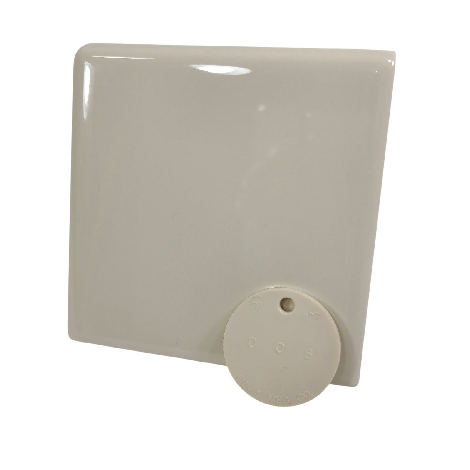Beige Almond Bone 4.25 in Ceramic Tile Bullnose Shower Corner Subway Curved Edge