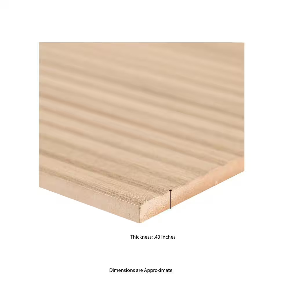 Urban Bamboo Ridge Fluted Matte Ceramic Wall Tile 16 In. X 48 In. (15.5 Sq. Ft./