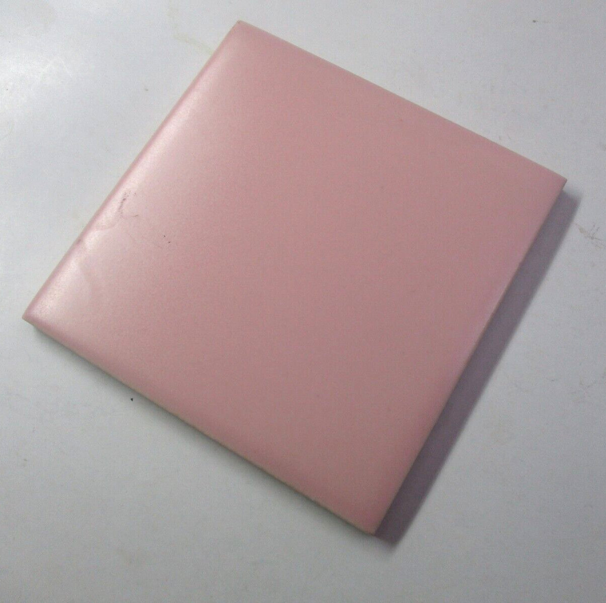1 Ceramic Tile Robertson USA Matte Pink 4-5/16″ Square 1950s Retro Vintage MCM