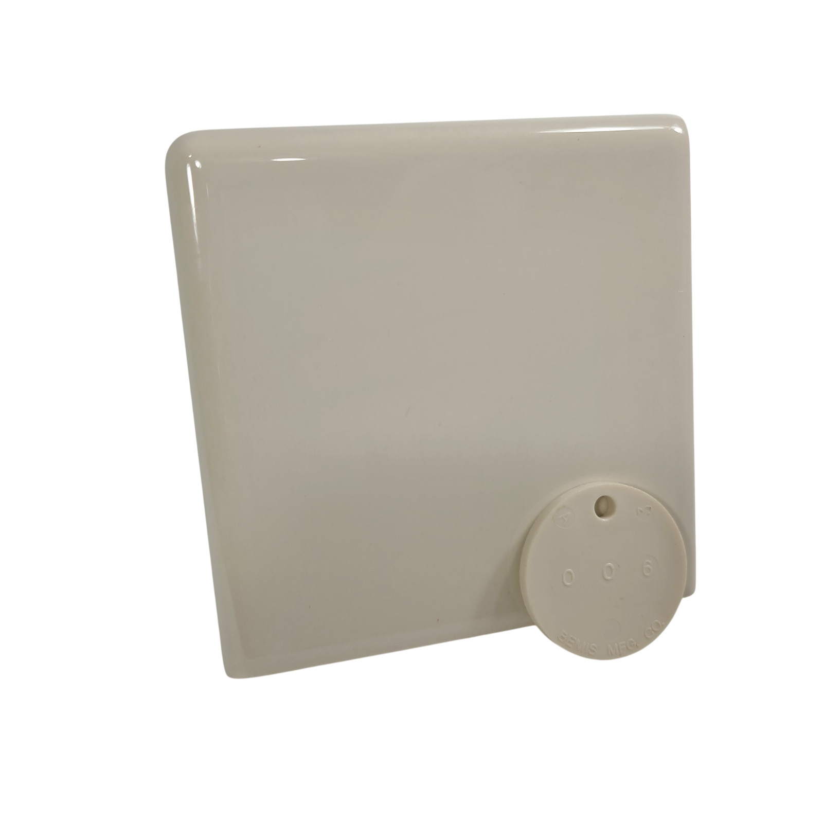 Beige Almond Bone 4.25 in Ceramic Tile Bullnose Shower Corner Subway Curved Edge
