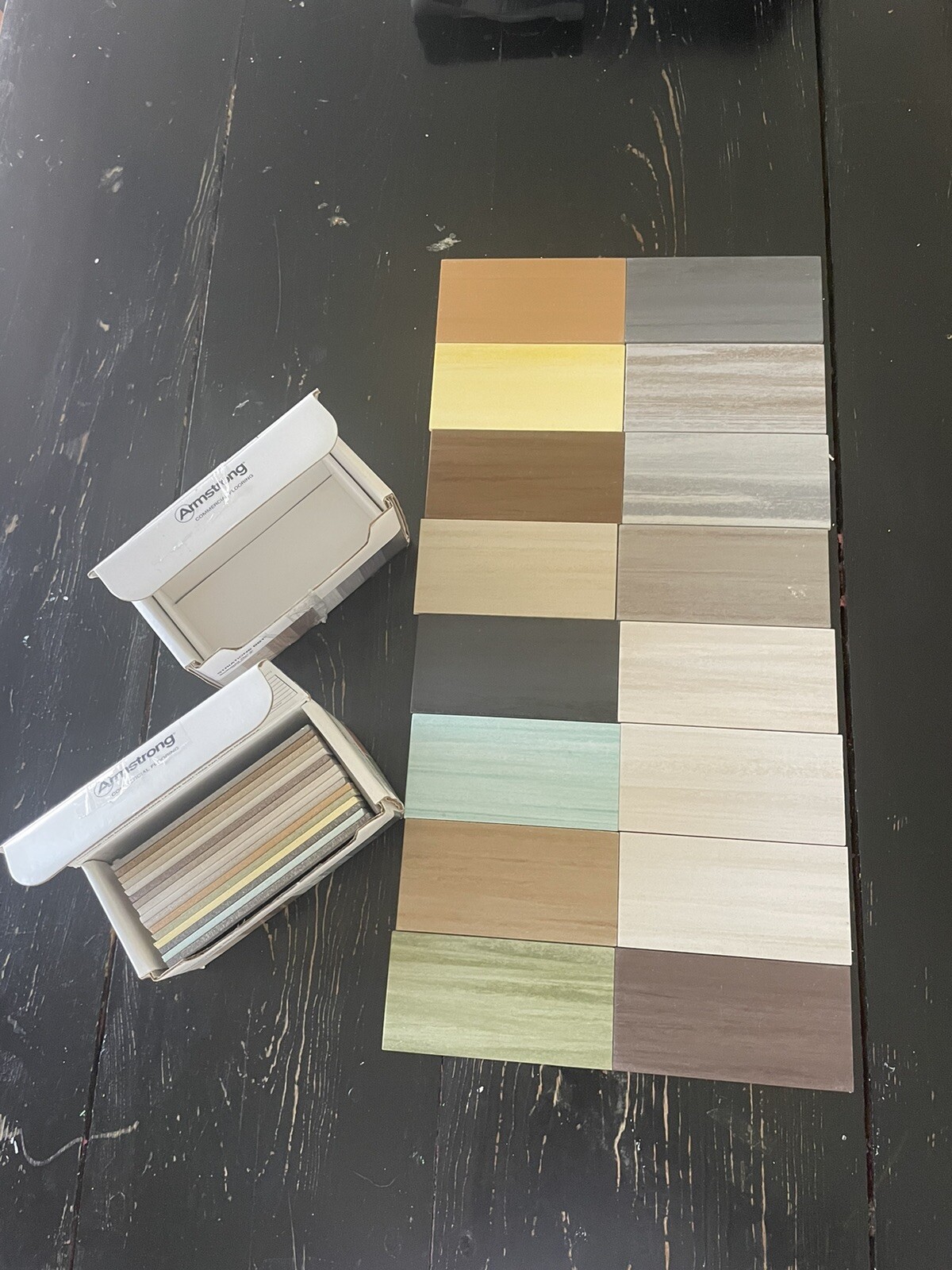 Armstrong Commercial Flooring 2 Biobased Tile Sample Boxes 32 PCs See + Info