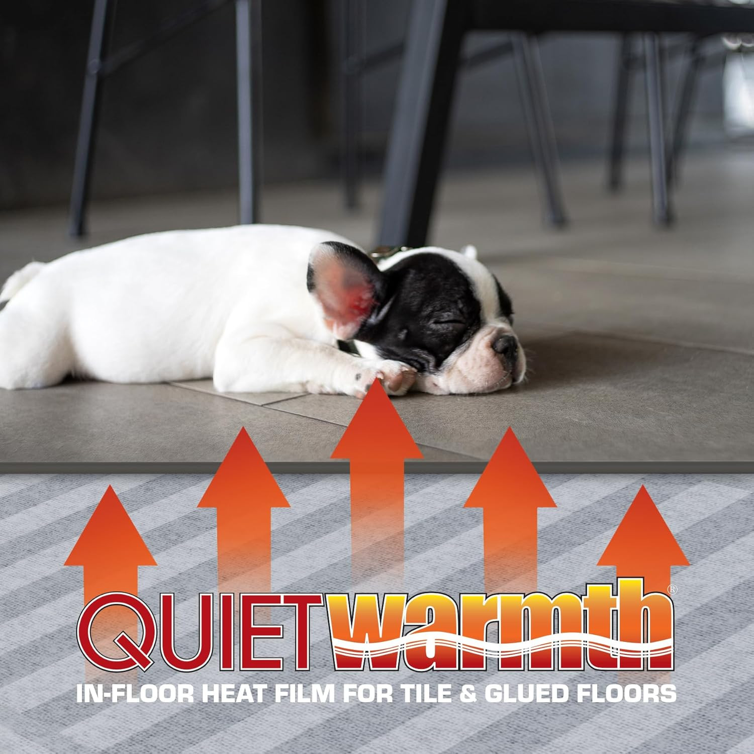 Tile QWT1.5X10F240 Radiant Floor Heating Mat – 1.5′ x 10′ for 15 Sq Ft