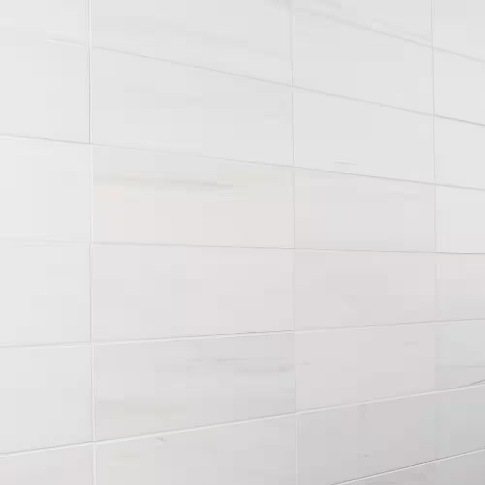 Bianco Dolomite White 4 In. X 12 In. Honed Marble Floor and Wall Tile (6.56 Sq.