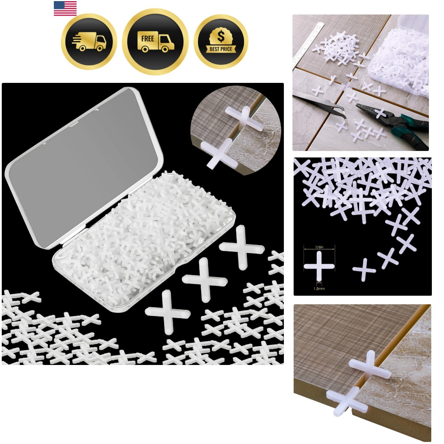 500 Pieces Wide Tile Spacers Tiles Leveler Spacers Replaceable Levelers Wall …