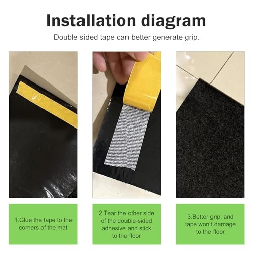 Car Garage Floor Mat, Absorbent Oil & Water Resistant Flooring Carpet, 35″ x