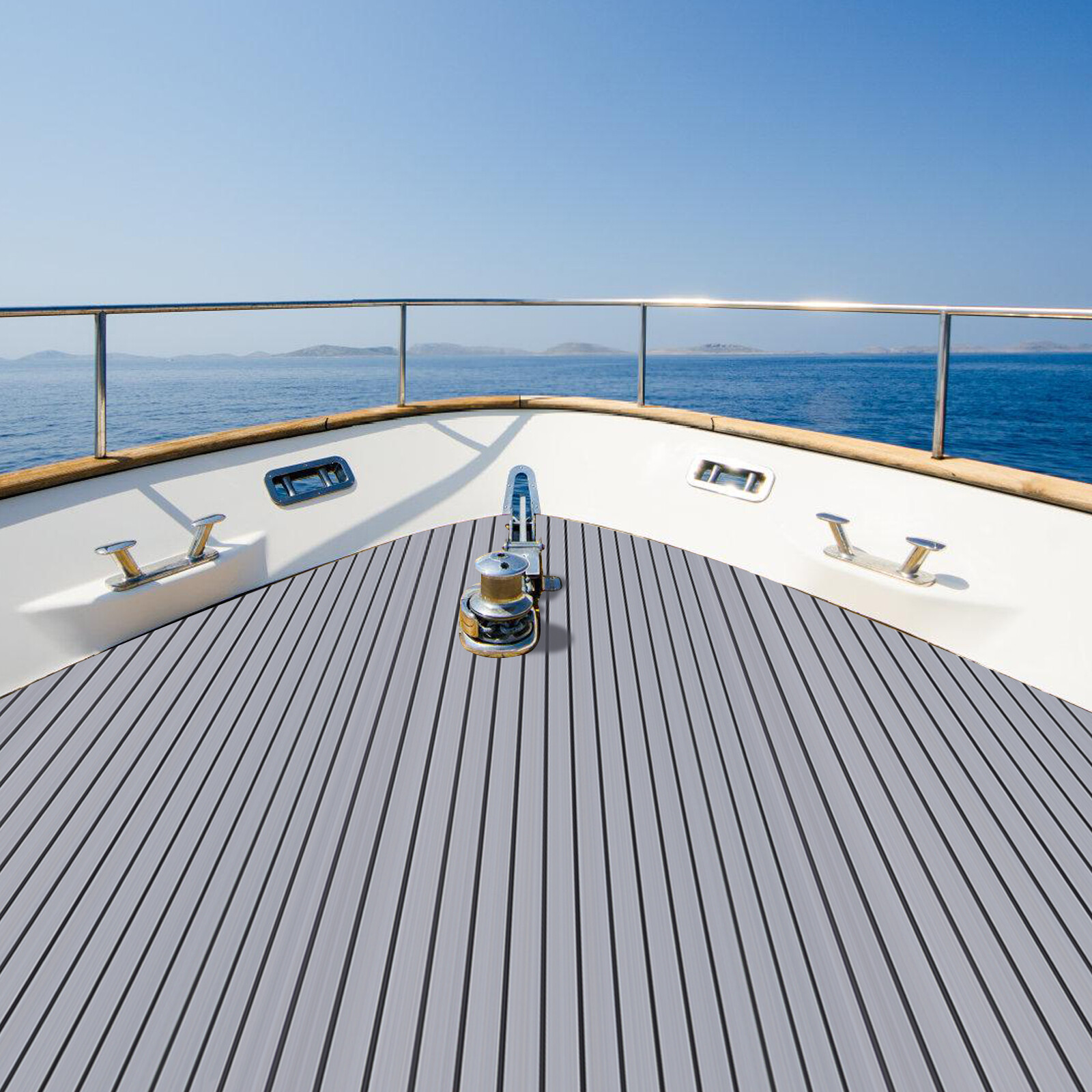 Boat Flooring EVA Foam Boat Decking Faux Teak Marine Flooring Boat Mat Motorboat