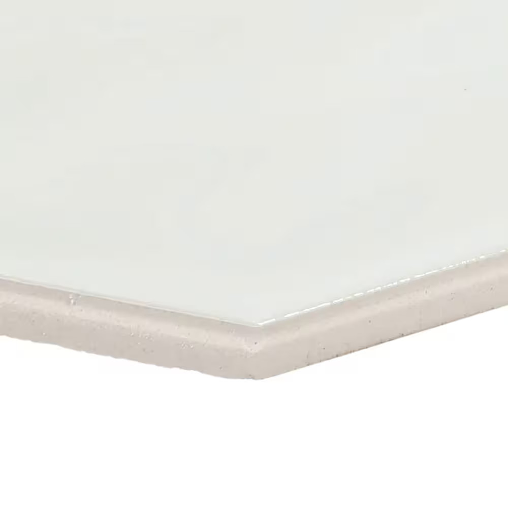 Luxecraft Artic White Glossy 3 In. X 12. In. Glazed Ceramic Picket Wall Tile (8.