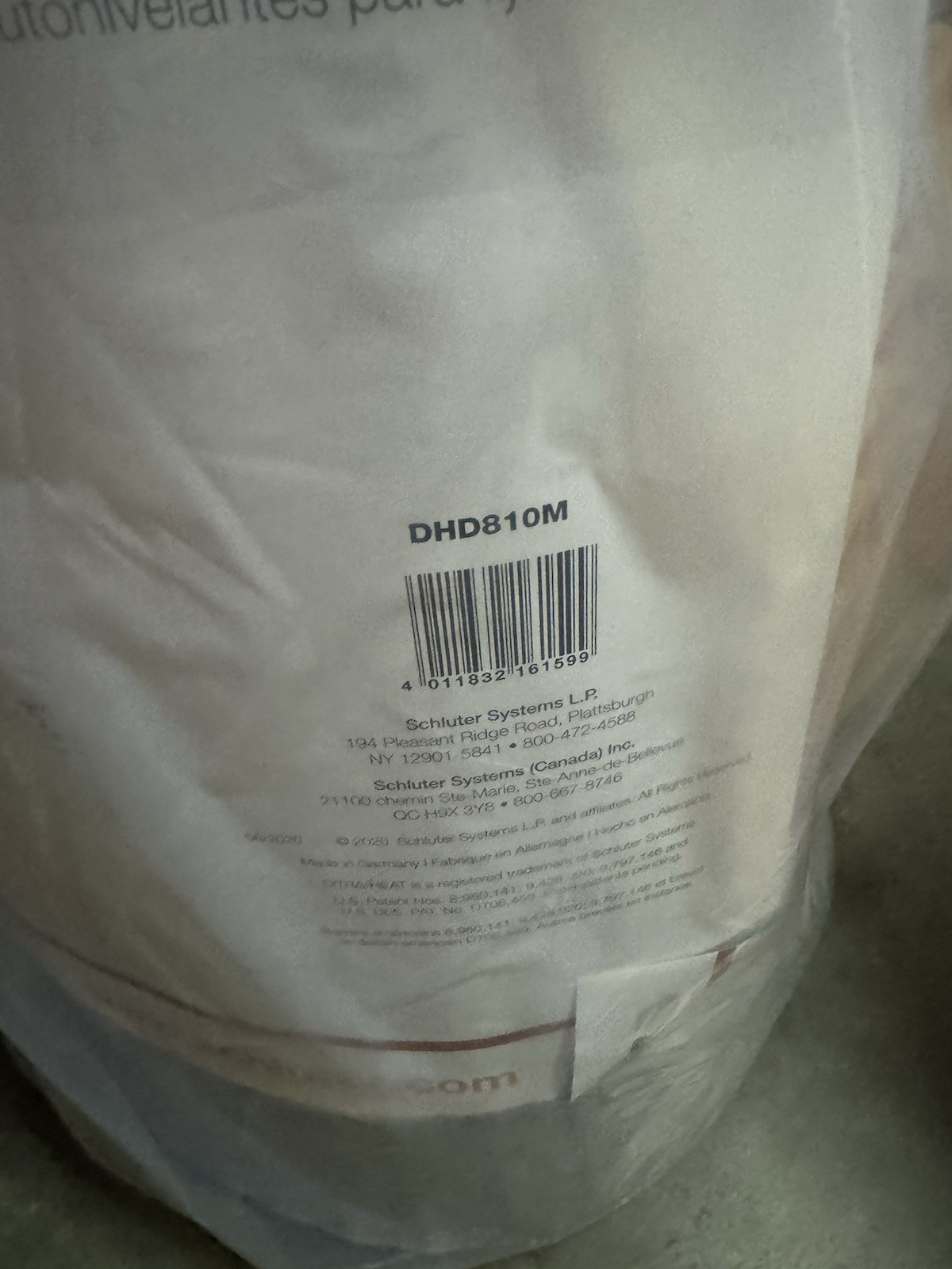 Schluter DHD810M Ditra Heat DUO Uncoupling Floor Membrane 108 Ft² Roll Underlay