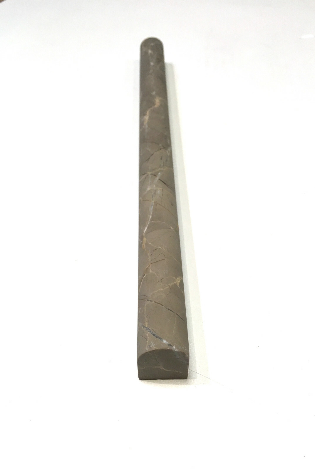 3/4″X12″ Fume Honed Marble Trim Pencil Chair Rail Profile, Wall Tile Kitchen