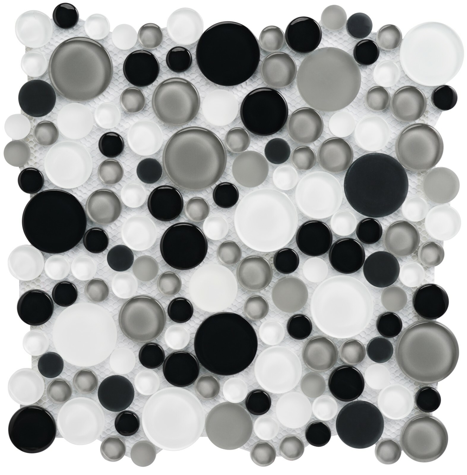 Simple Tile – Glass Mosaic Tile For Kitchen Backsplash, GM 4102A – Tapioca