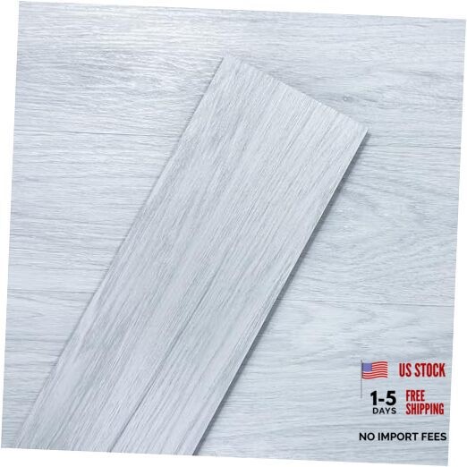Peel and Stick Vinyl Flooring Pack 54 Sq.Ft, 36 x 6 inches 36 Alpine White Oak